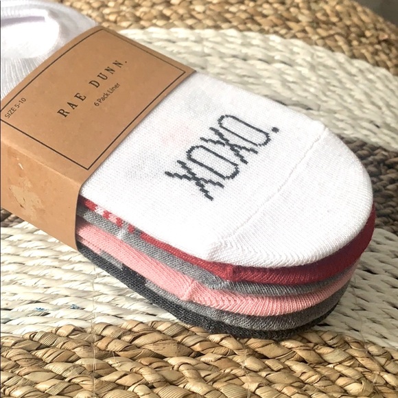 Rae Dunn Accessories - Rae Dunn 6 Pack Sock Liners